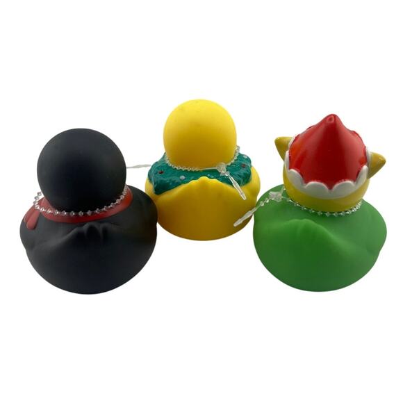 Target Bullseye Playground 2024 Set of 3 Christmas Rubber Ducks - Picture 2 of 2